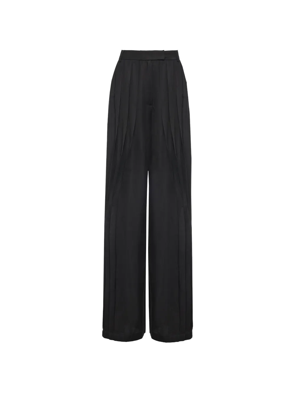 NISSA mid-rise pleated trousers - Nero