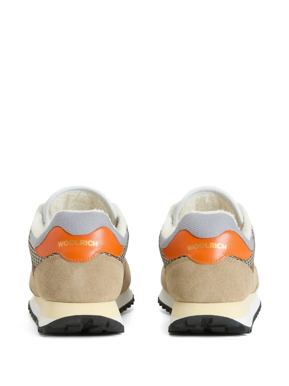 Woolrich Gravel sneakers met suède vlakken Beige