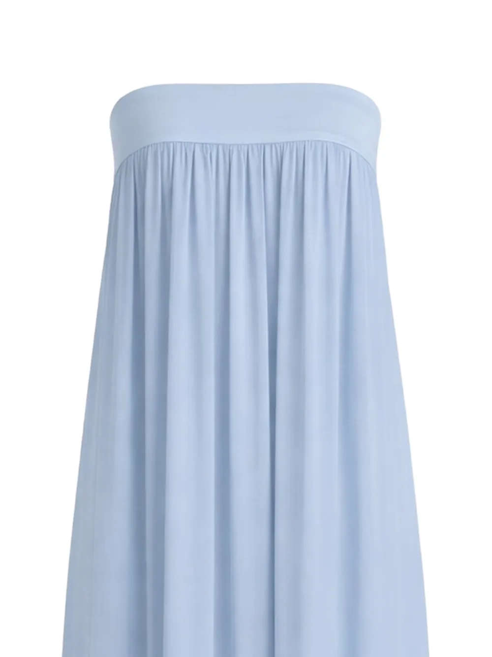 Reformation Maribelle strapless gedrapeerde maxi-jurk Blauw
