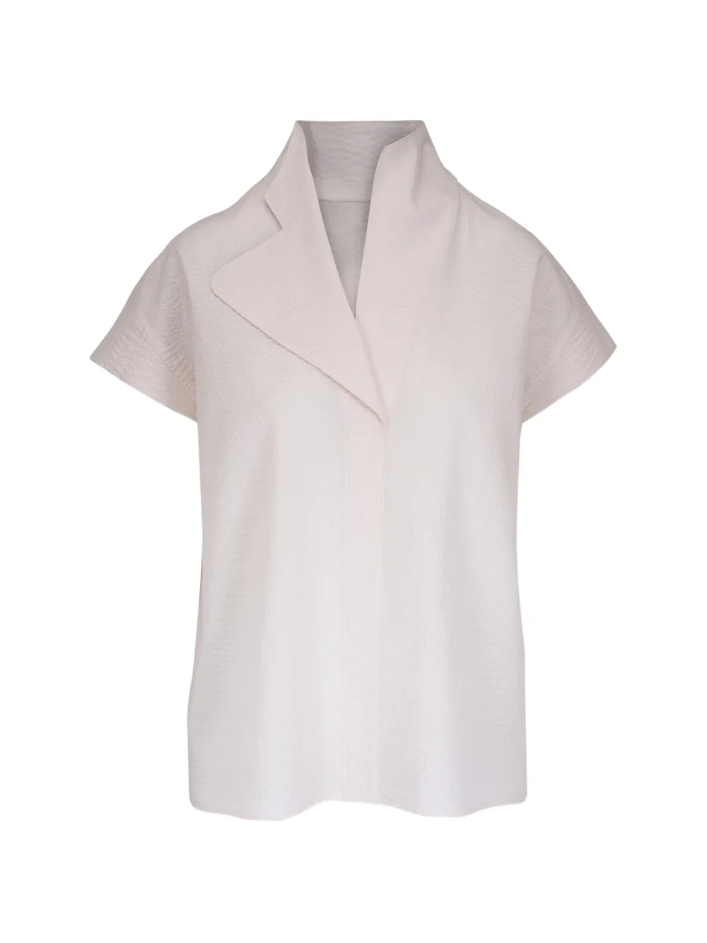 Zero + Maria Cornejo short-sleeve blouse - Toni neutri