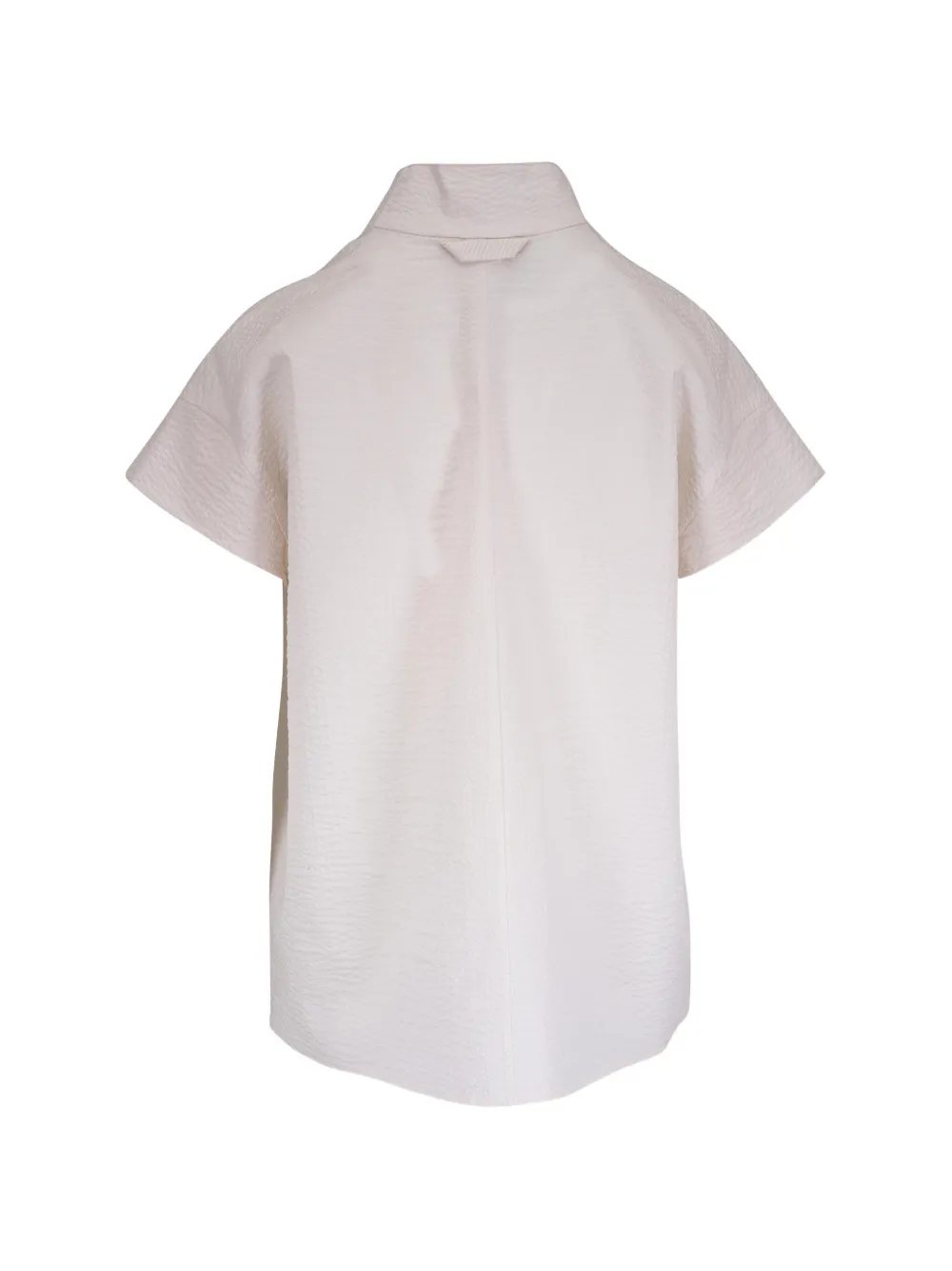 Zero + Maria Cornejo Blouse met korte mouwen Beige