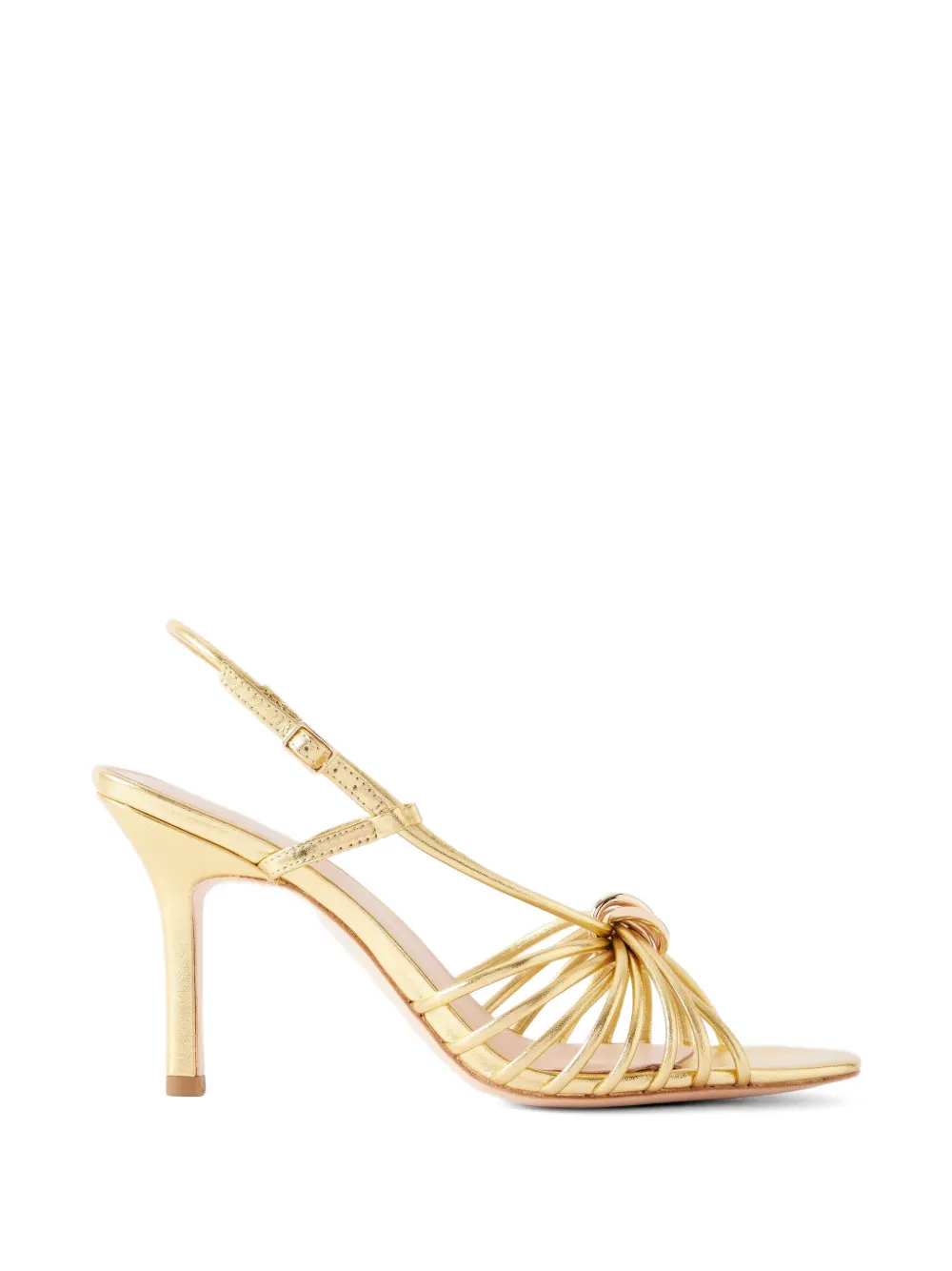 Loeffler Randall Mareka knotted-upper heeled sandals - Oro