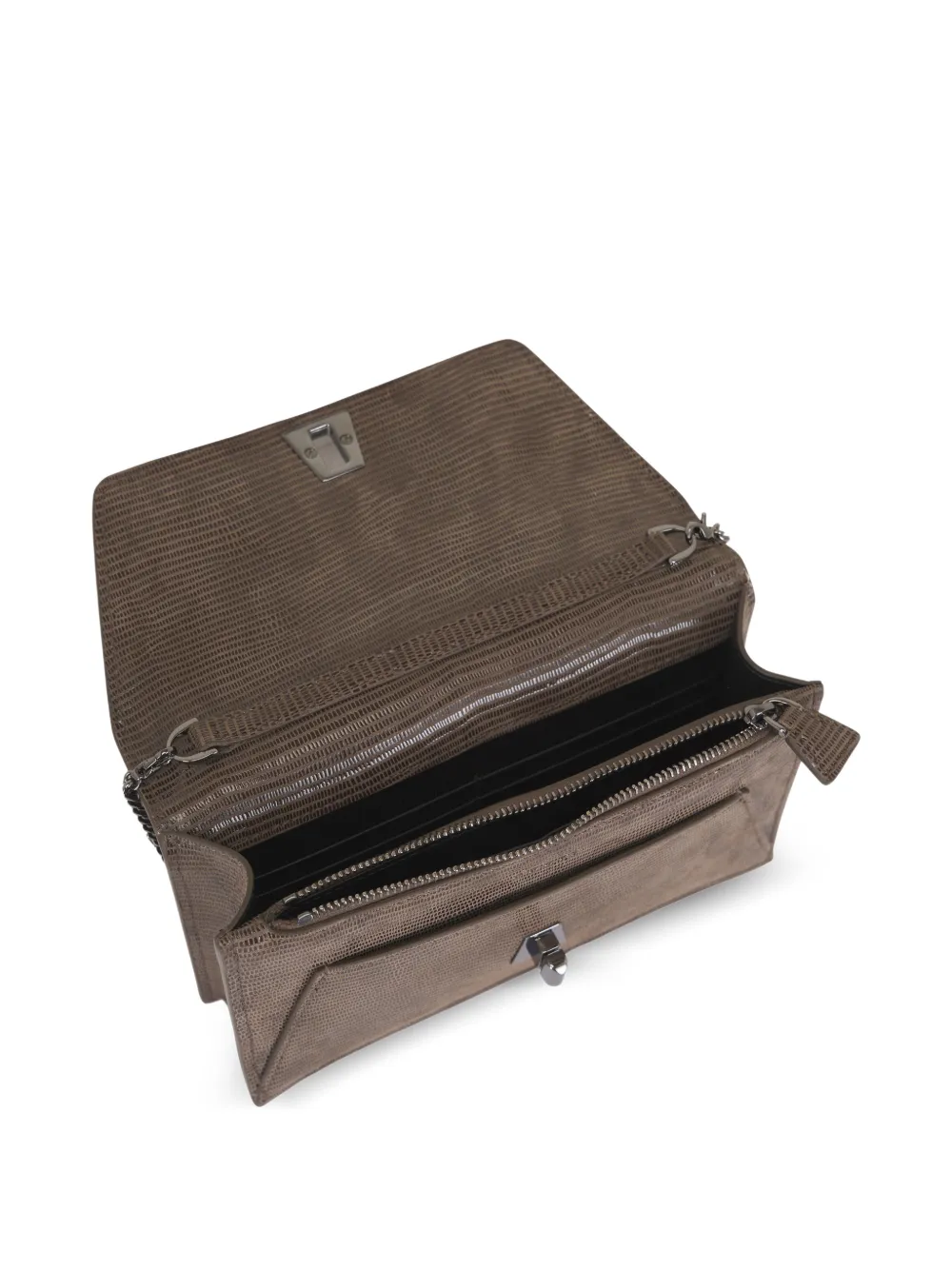 Akris Anouk envelop clutch Bruin