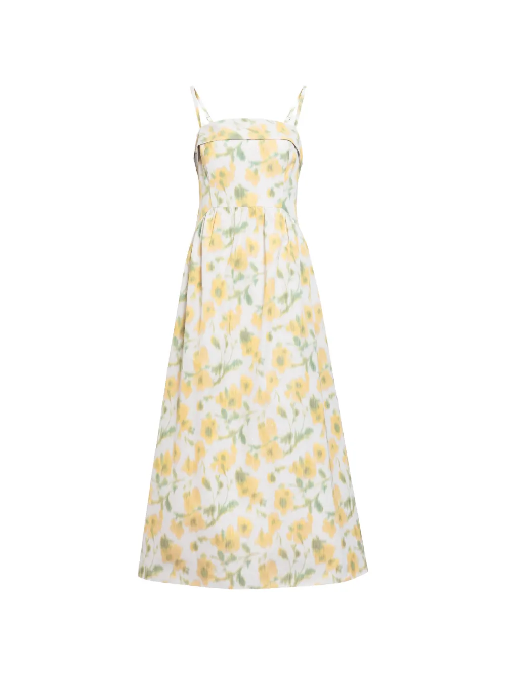 Tanya Taylor Gigi floral midi dress - White