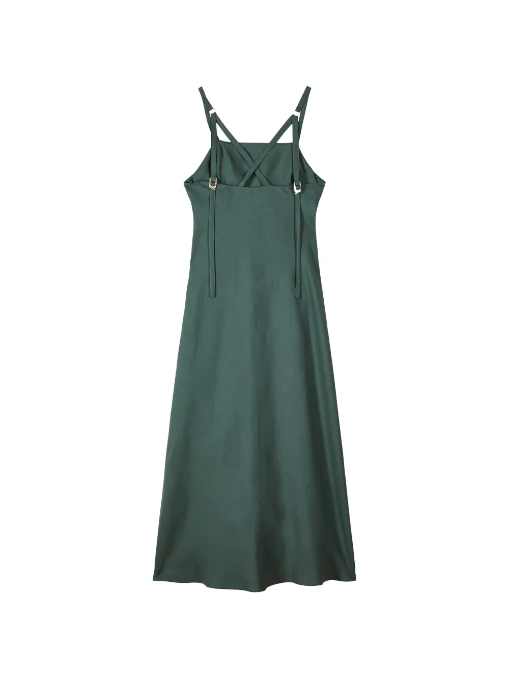Patrizia Pepe Mouwloze midi-jurk Groen