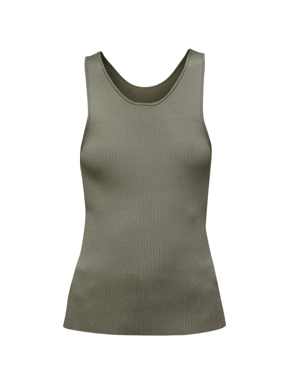 3.1 Phillip Lim ribbed layering tank top - Verde