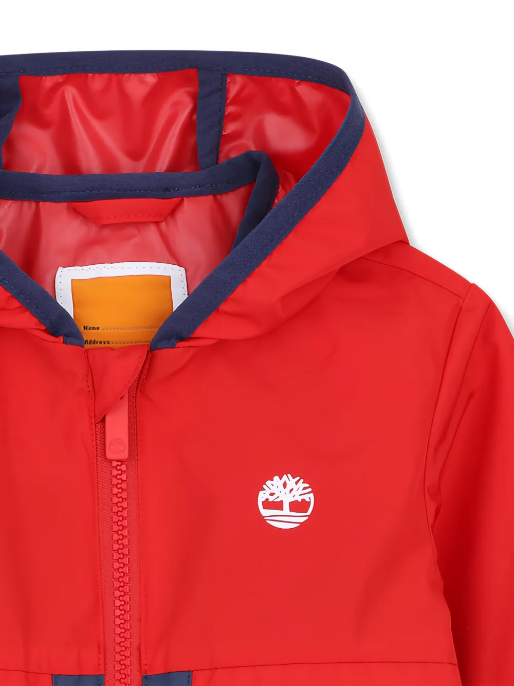 Timberland Kids Regenjas met capuchon Rood