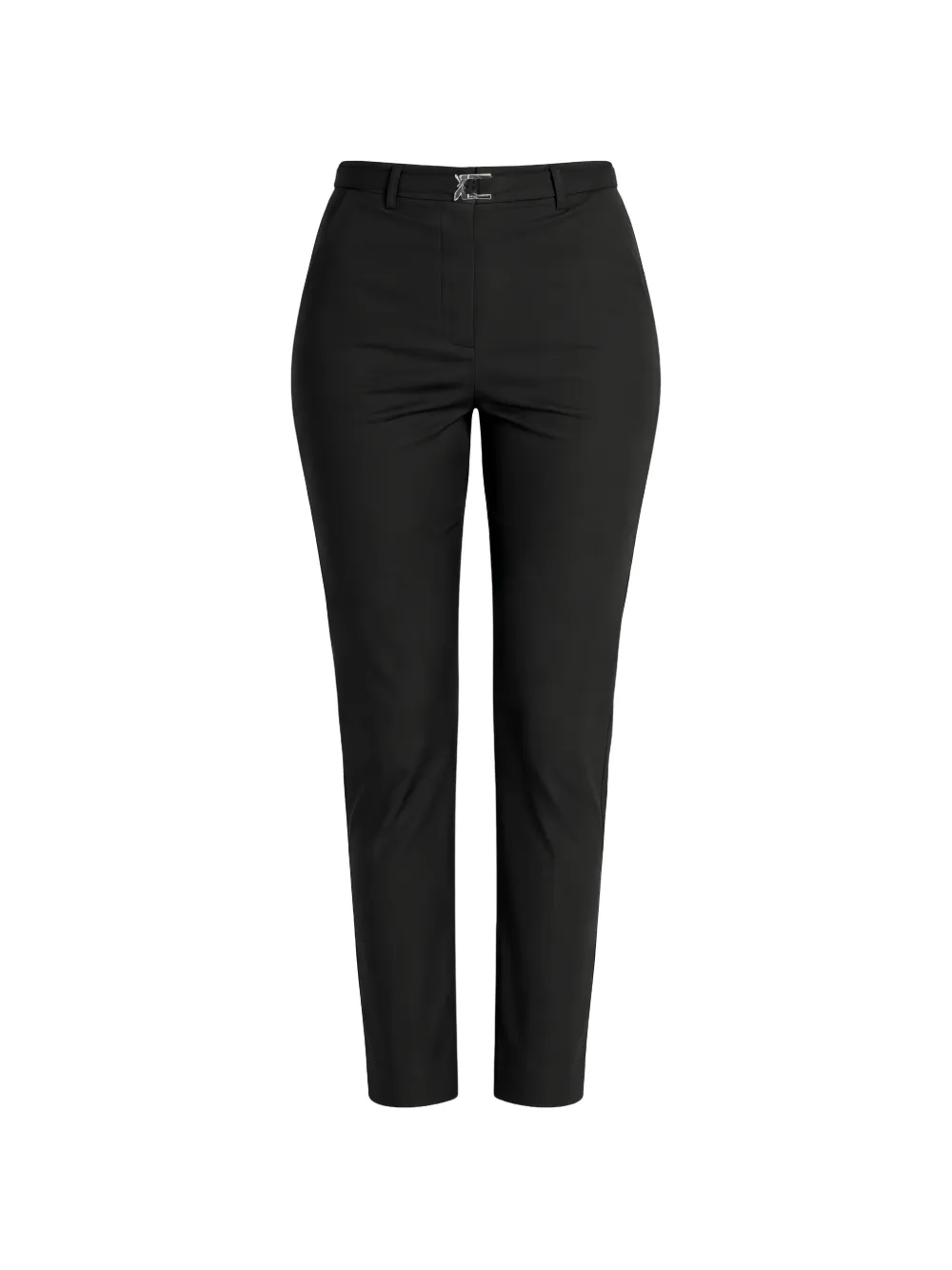 Patrizia Pepe poplin cigarette trousers - Nero