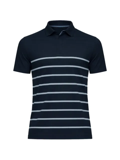 Paul & Shark striped pattern polo shirt