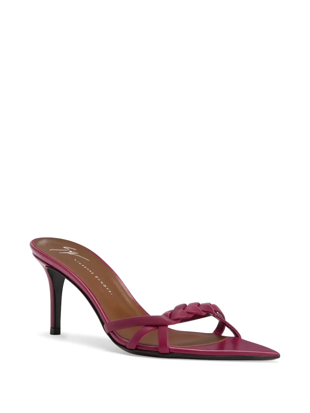 Giuseppe Zanotti Intrigo Braid braided sandals Roze