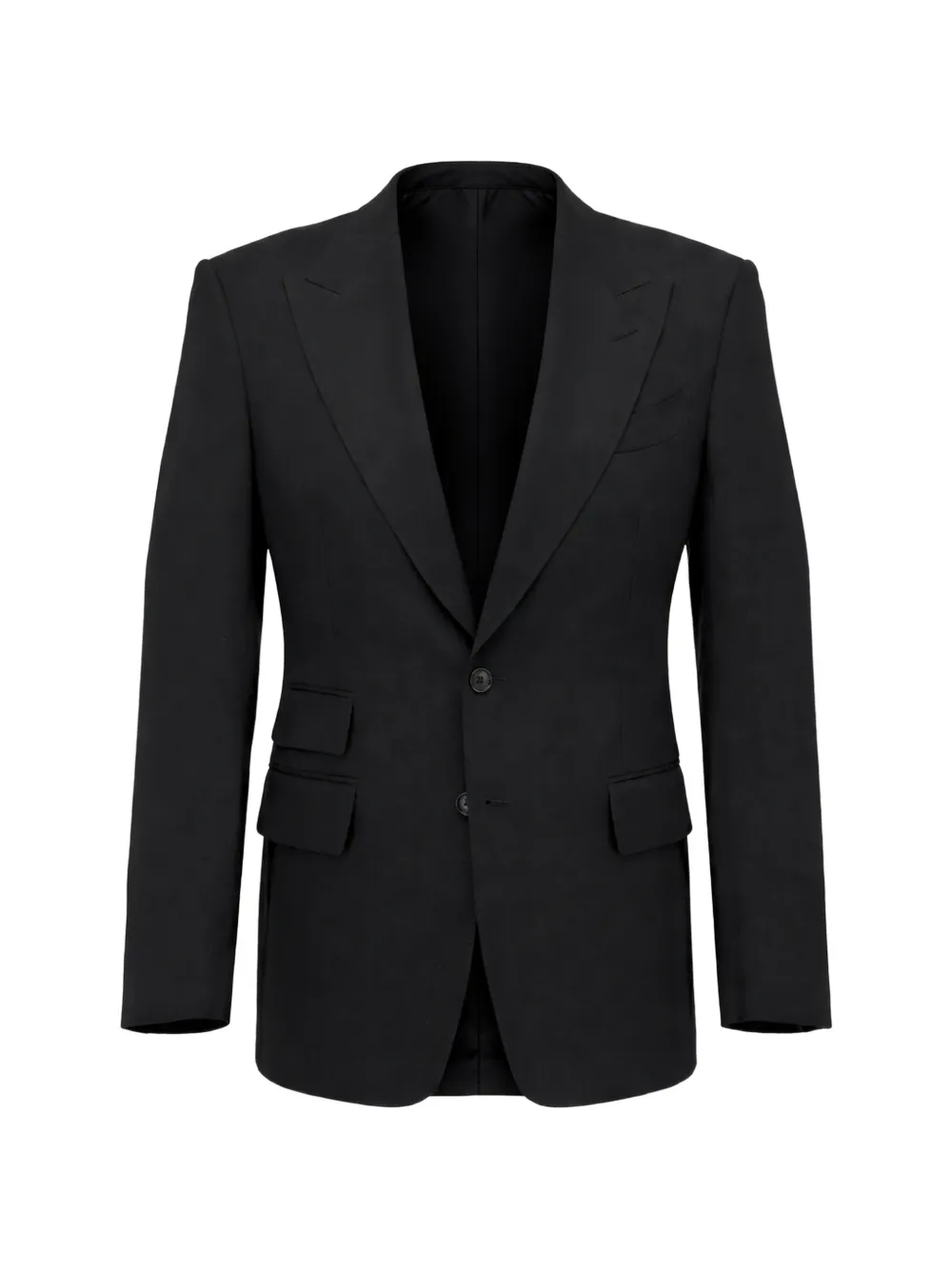 TOM FORD notched lapels two-button blazer - Schwarz