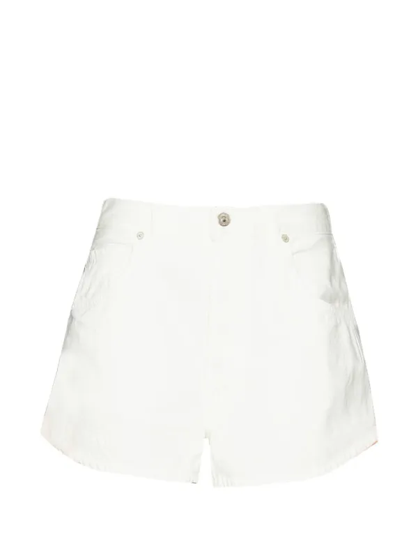 Citizens of Humanity Abita Button Shorts in White