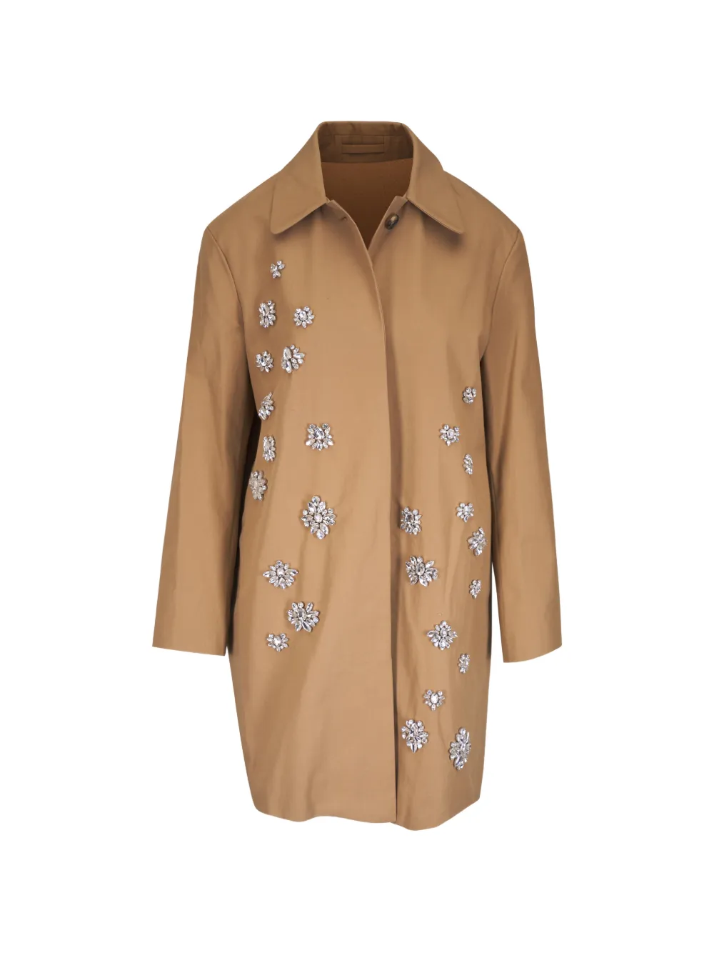 TWP Edinburgh embellished coat - Toni neutri