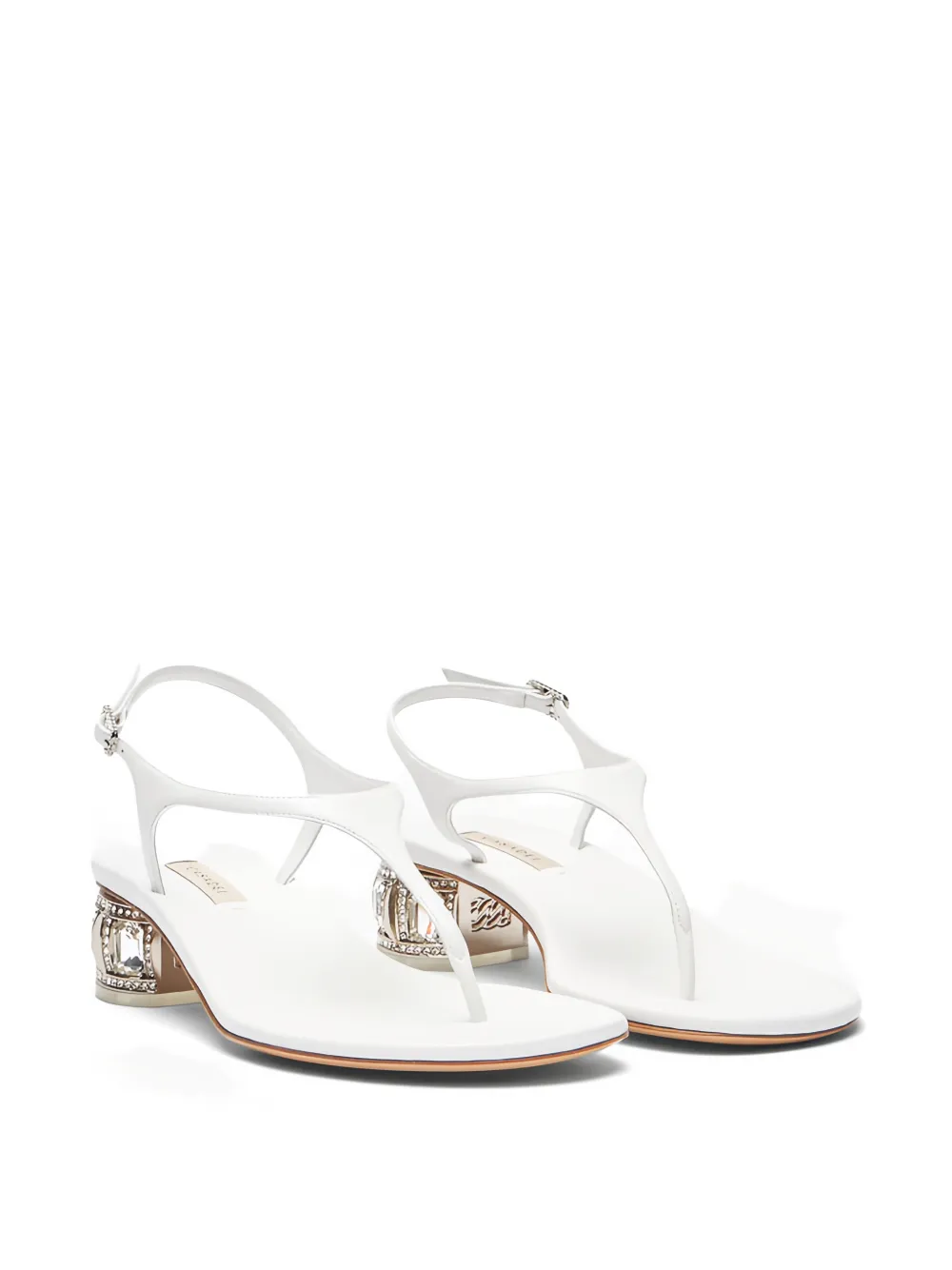 Casadei Belle Epoque sandalen Wit