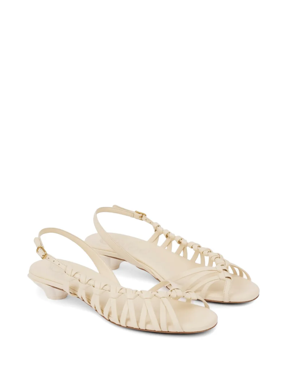 Chloé Estra woven-strap sandals Beige