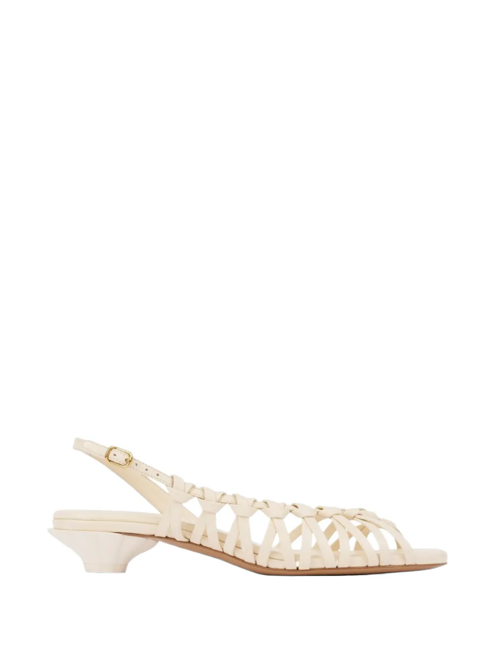 Chloé Estra woven-strap sandals Beige