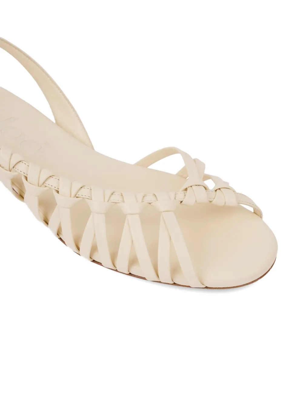 Chloé Estra woven-strap sandals Beige