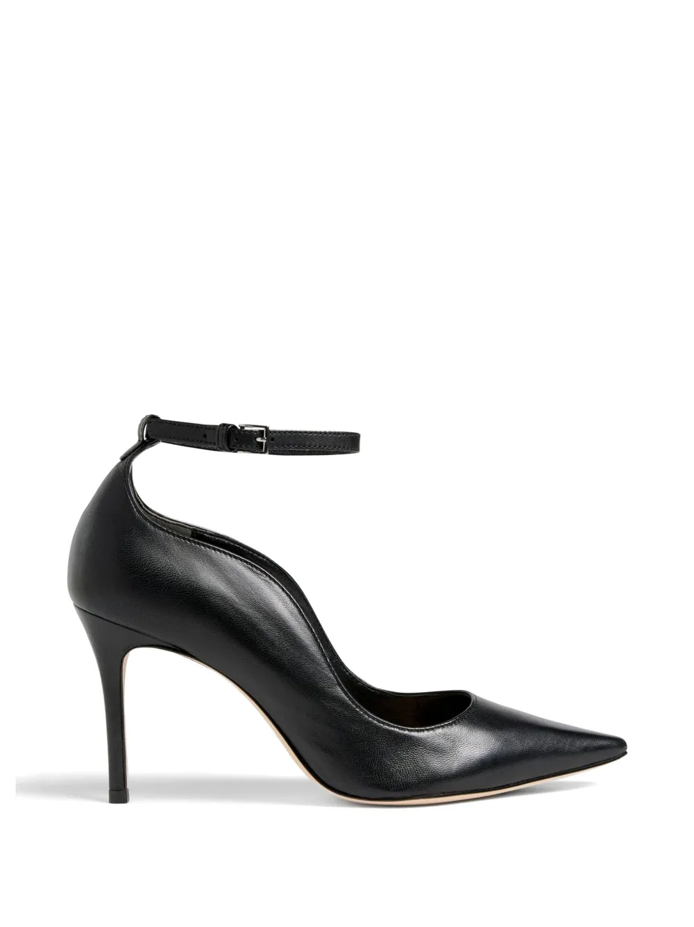 Cinq A Sept Riley Soft Curve ankle-strap pointed pumps - Nero