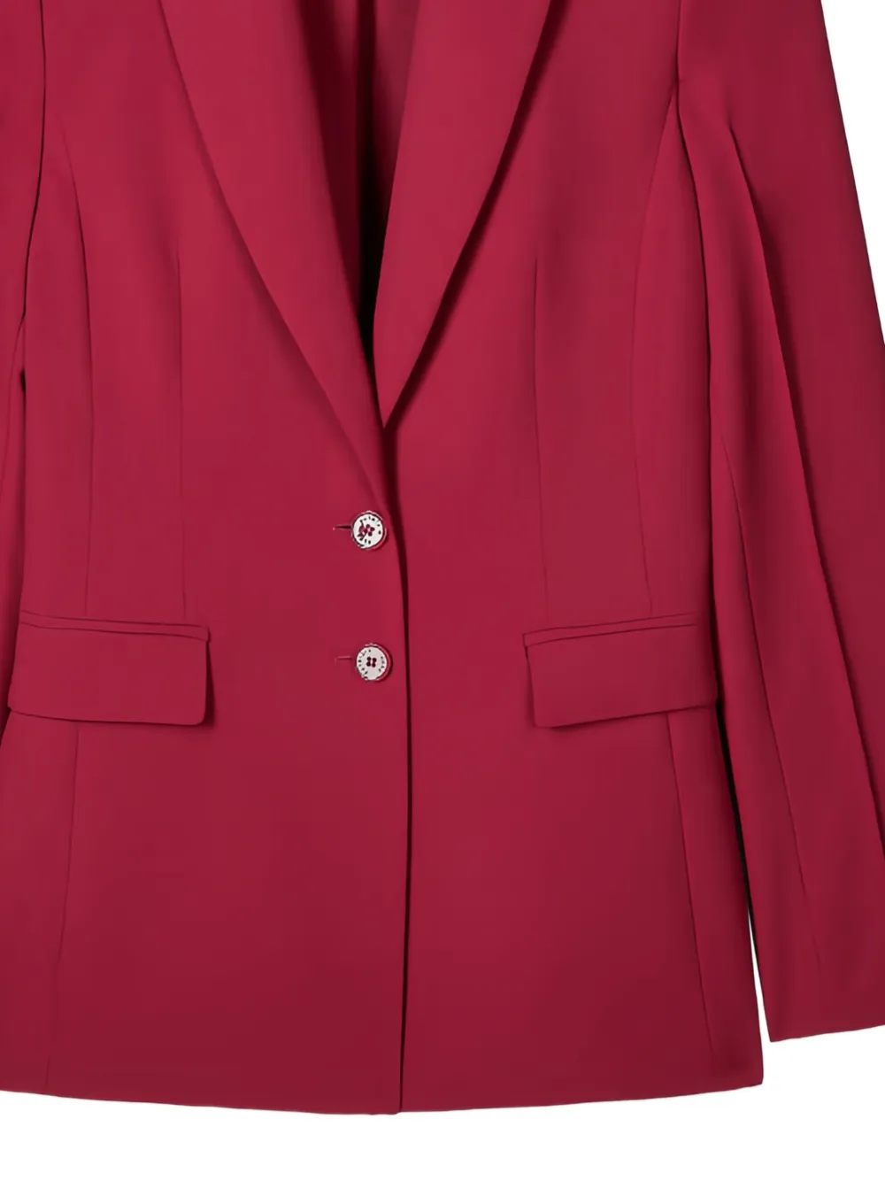 Patrizia Pepe Getailleerde blazer Rood