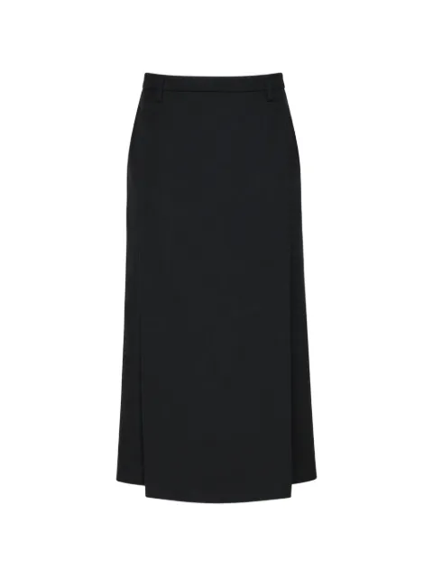 The Row high-waisted midi skirt