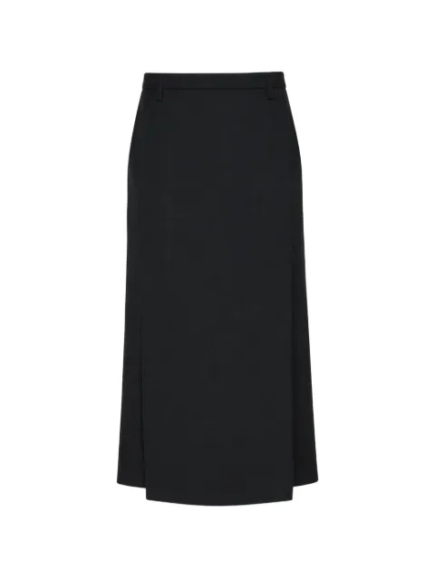 The Row high-waisted midi skirt