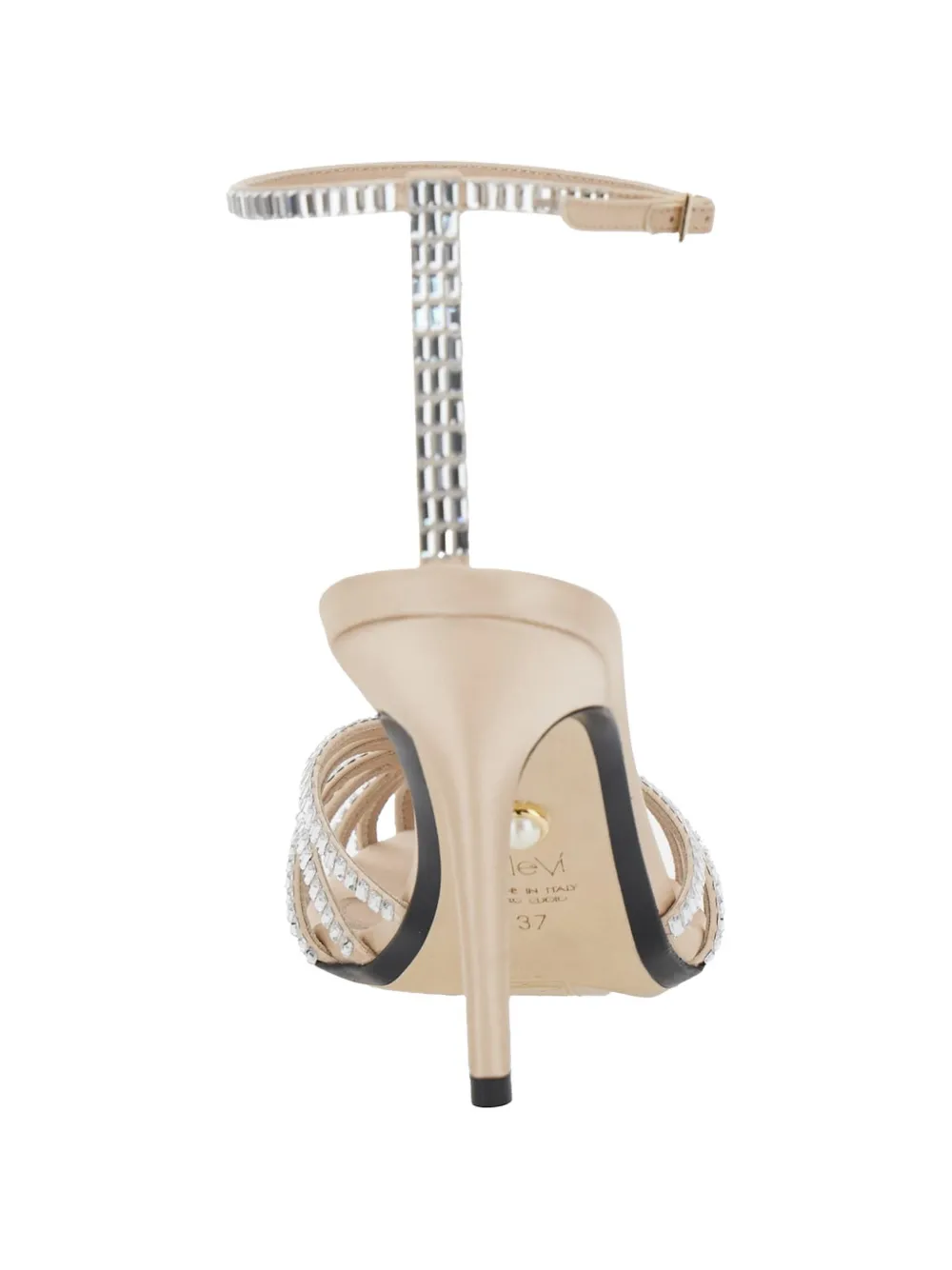 Alevì 95 mm Penelope Xtal pumps met hak Beige