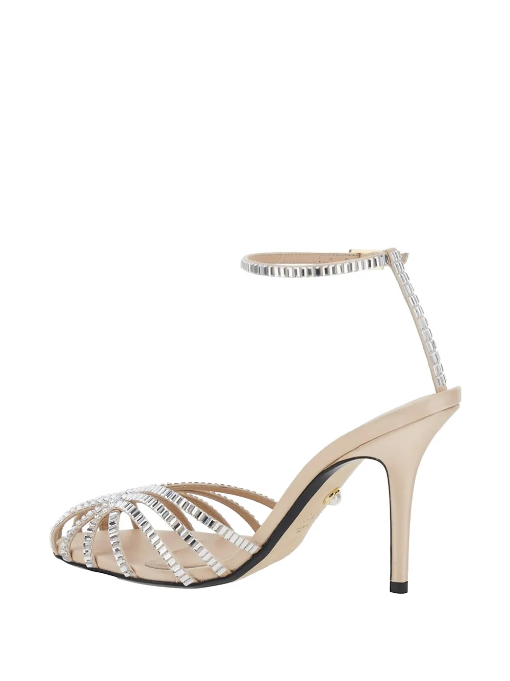 Alevì 95 mm Penelope Xtal pumps met hak Beige