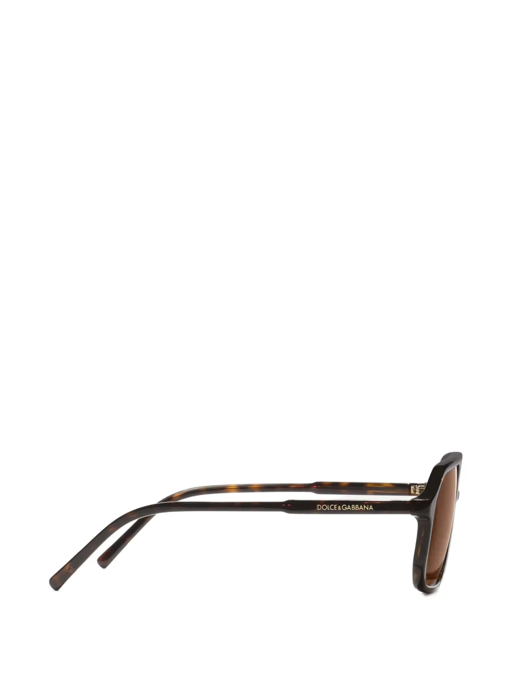 Dolce & Gabbana Eyewear Zonnebril met vierkant montuur Bruin