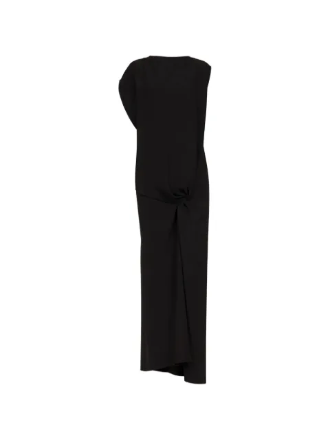 The Row knot-detail draped dress