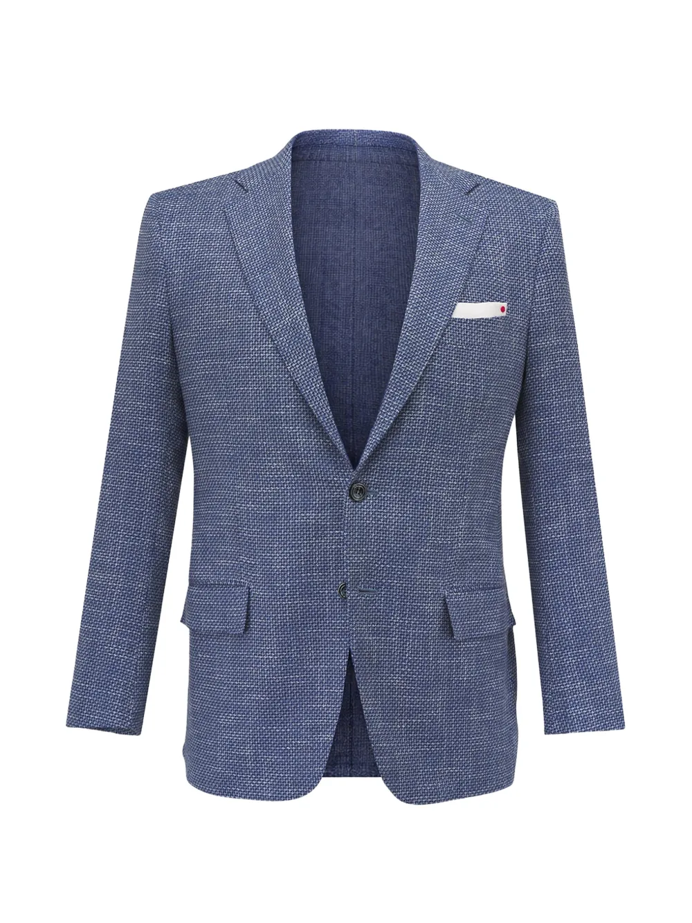 Kiton mélange blazer - Blau