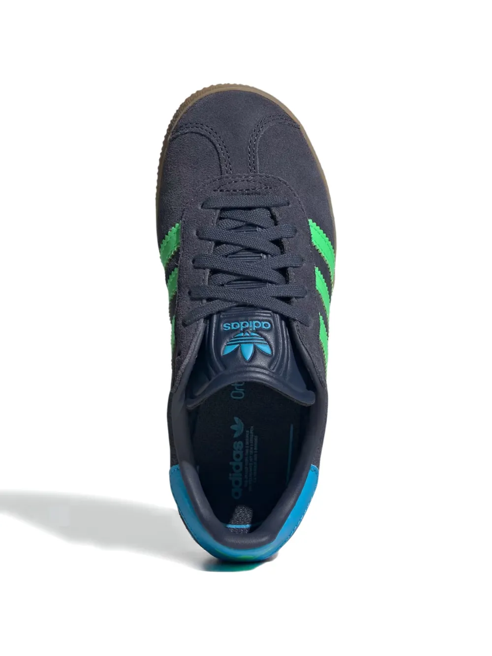 adidas Kids Gazelle striped sneakers Blauw