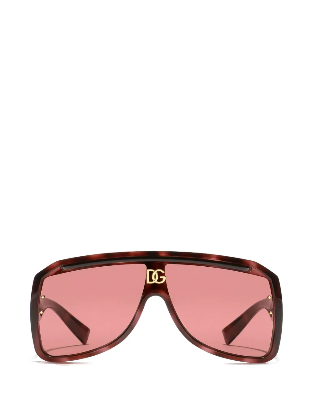 Dolce & Gabbana Eyewear DG Crossed sunglasses - Marrone