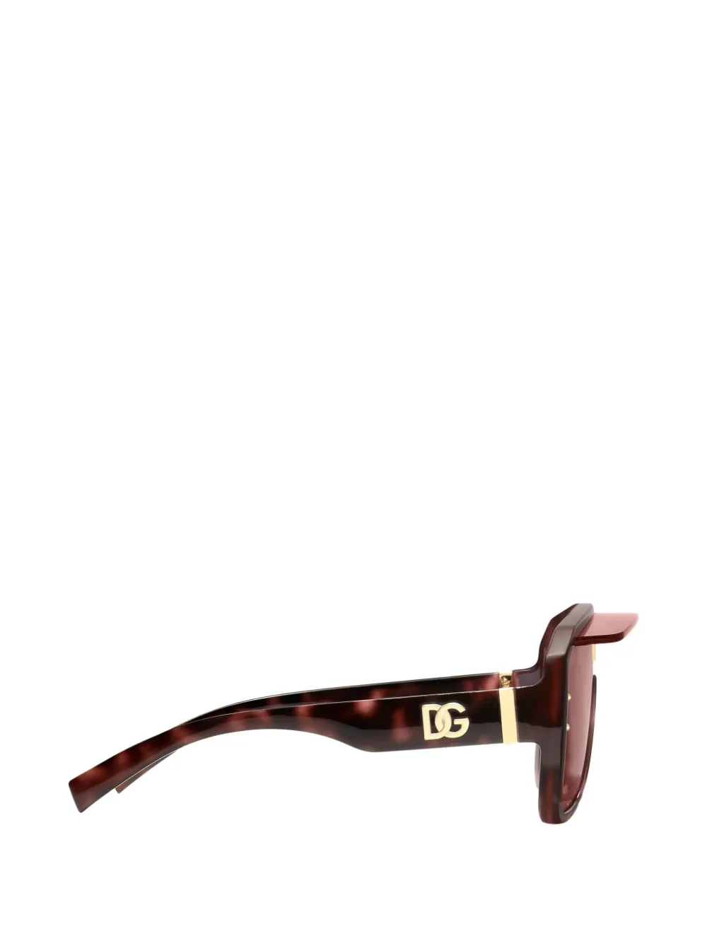 Dolce & Gabbana Eyewear DG Crossed zonnebril Bruin