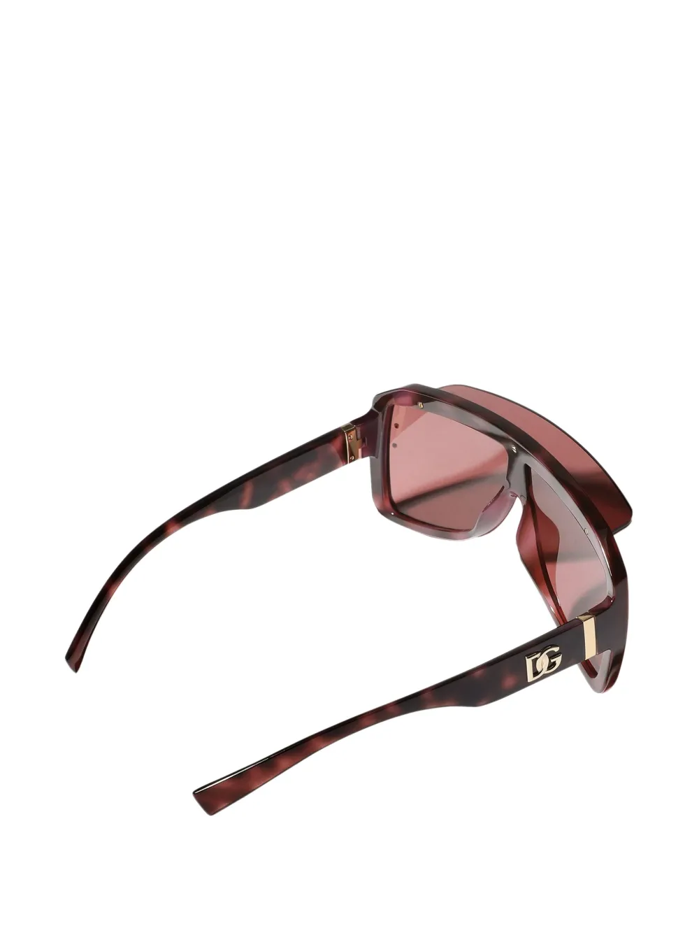 Dolce & Gabbana Eyewear DG Crossed zonnebril Bruin
