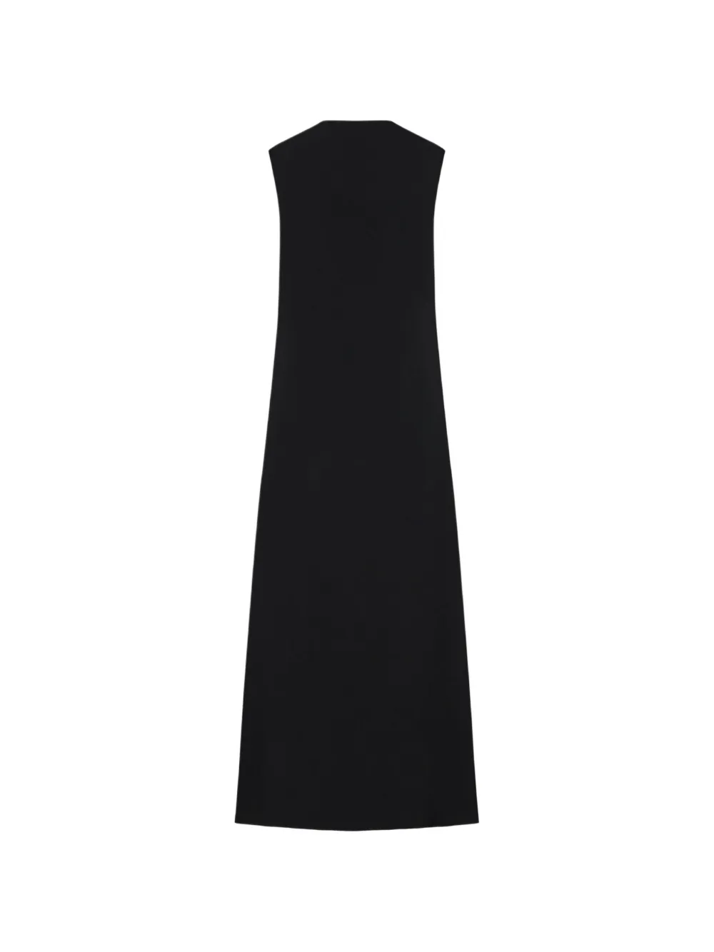 The Row Mouwloze maxi-jurk Zwart