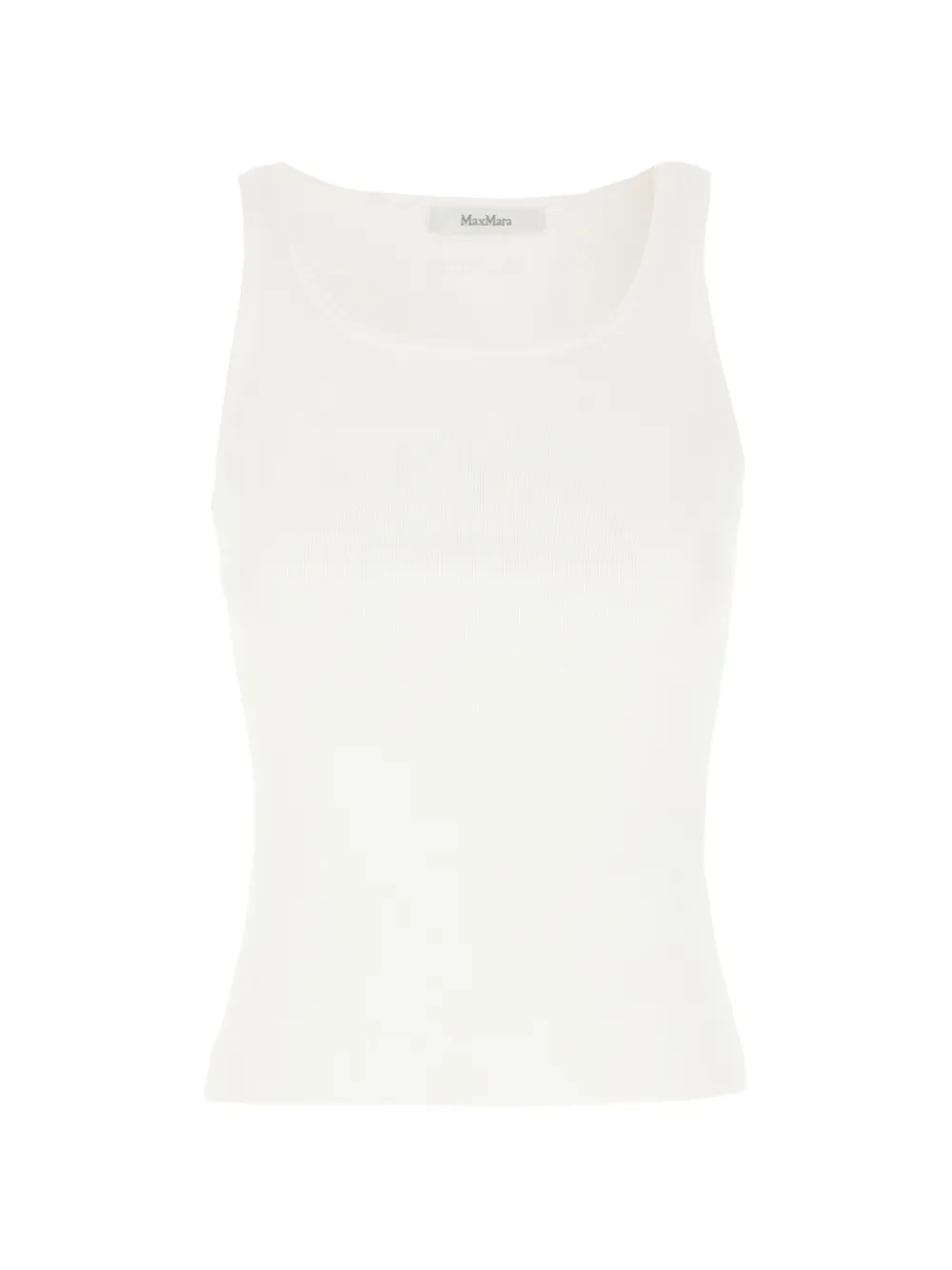 Max Mara ribbed-knit tank top - Toni neutri