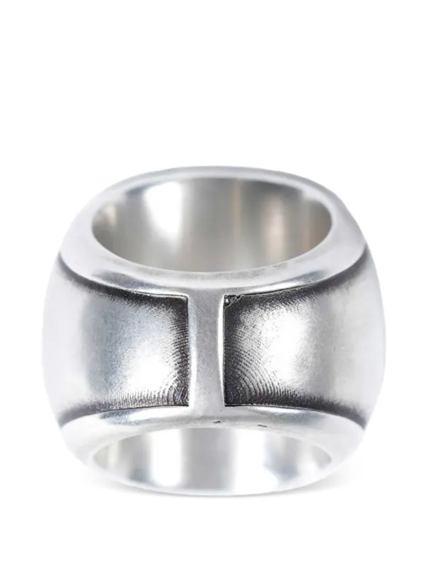 Ann Demeulemeester Merr Square Ring | Silver | FARFETCH AO