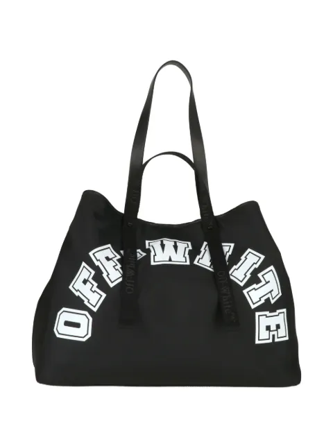 Off-White logo-print tote bag