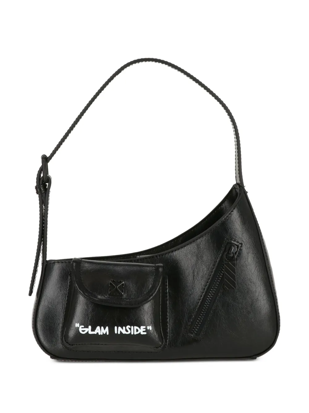 Off-White Jitney pocket-detail shoulder bag - Nero