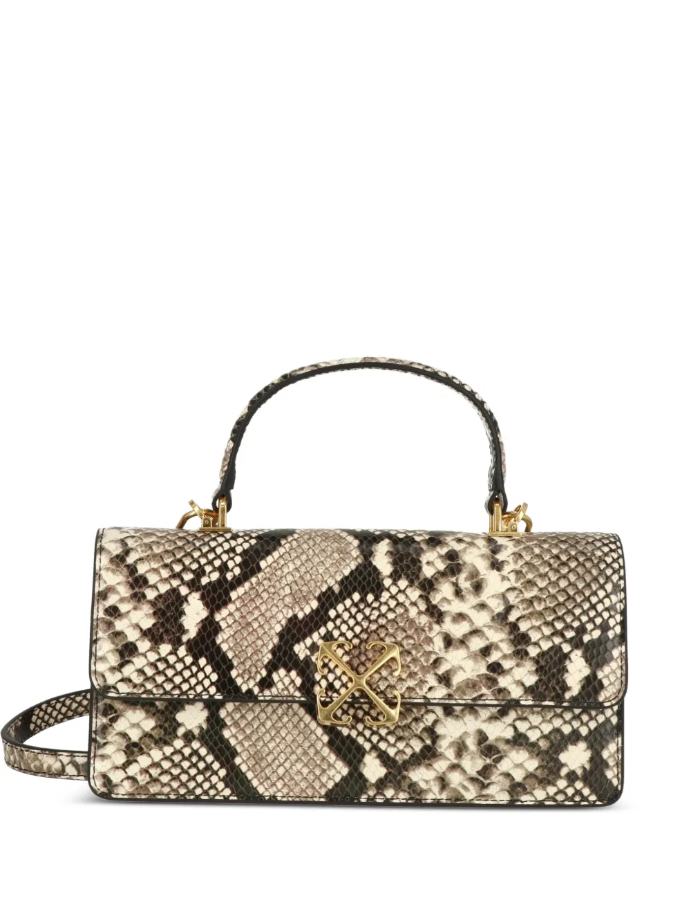 Off-White Jitney shoulder bag - Nude