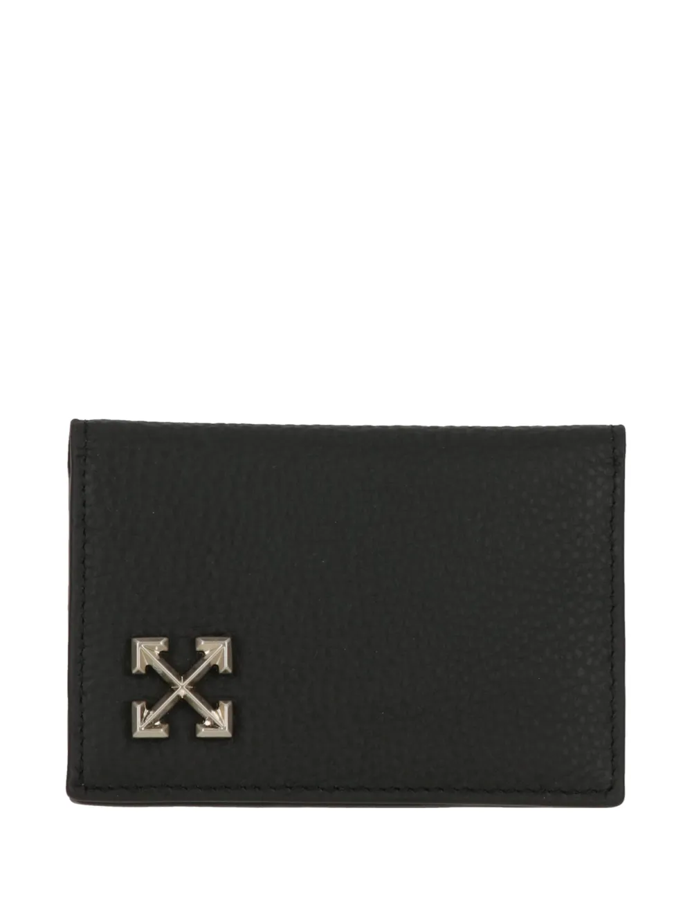 Off-White Arrows-plaque bifold wallet - Nero