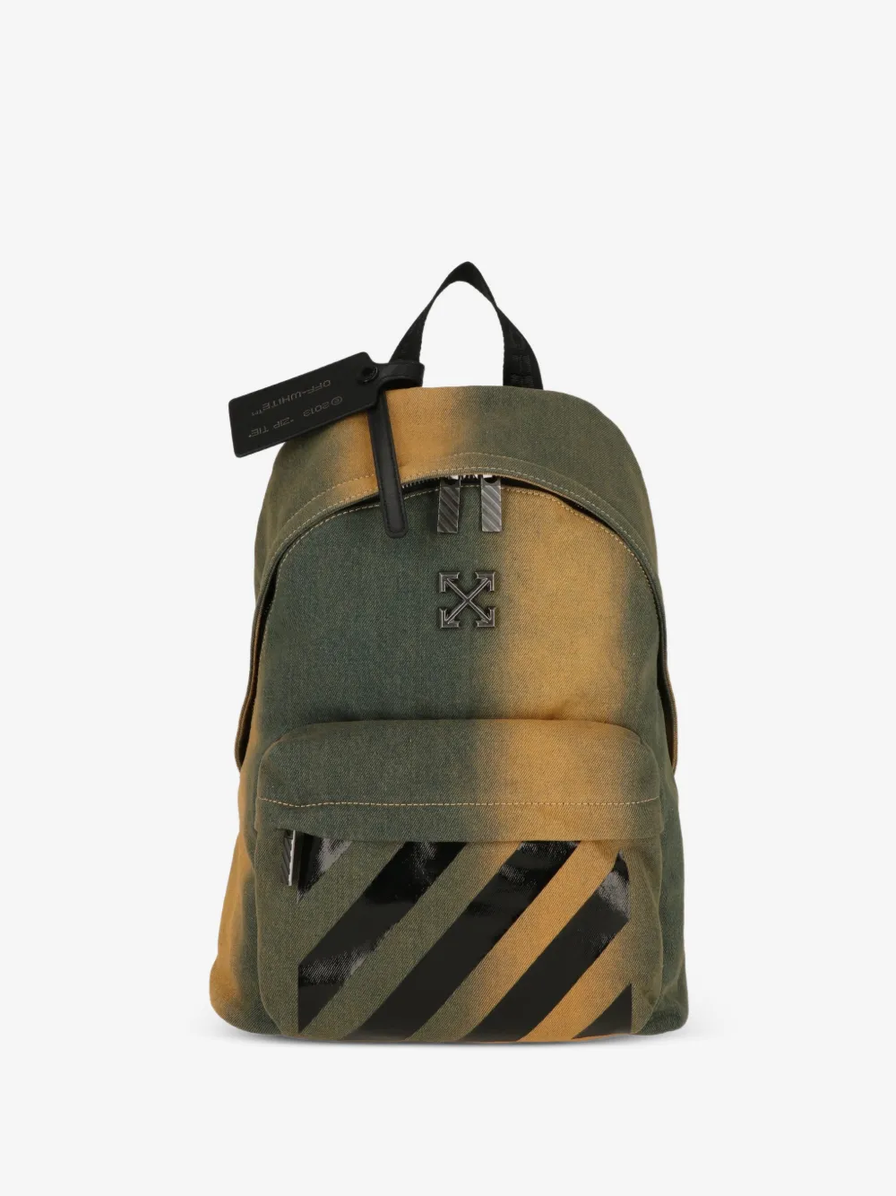 Off-White ストライプ バックパック | グリーン | Image 1