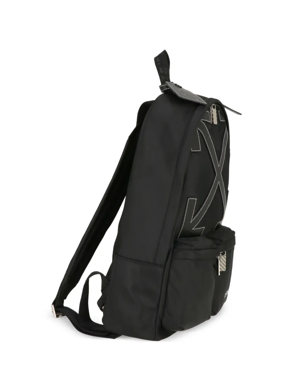  Off-white Mochila Industrial Con Parche Arrows - Negro 