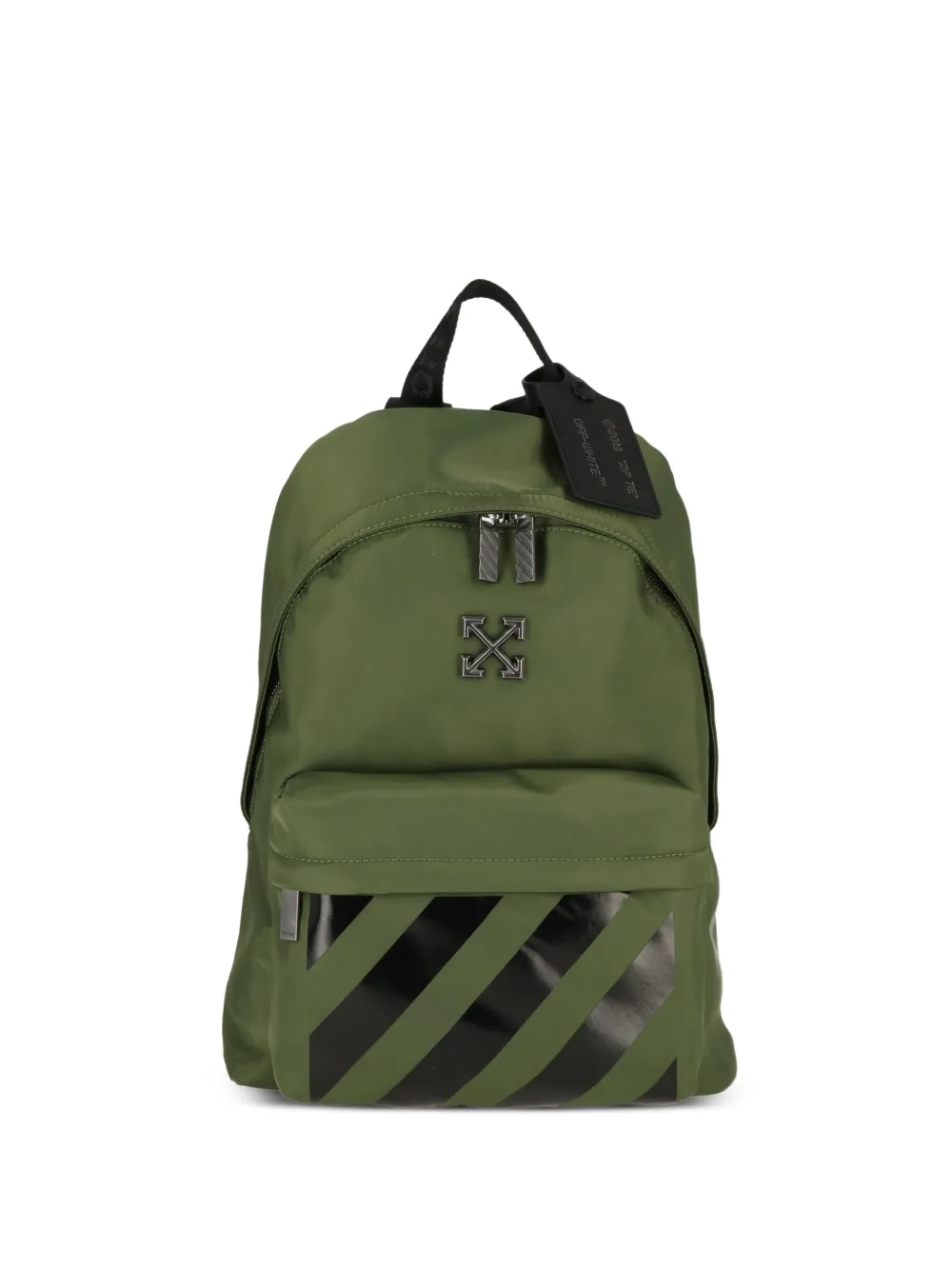 Off-White Arrows Diagonal-stripe backpack | verde | Image 1