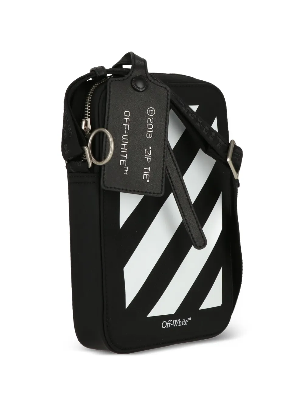  Off-white Borsa A Spalla Con Stampa - Nero 