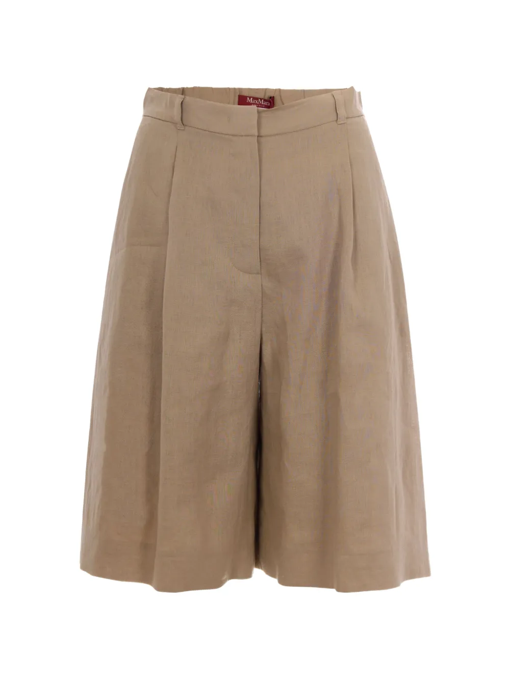 Max Mara wide-leg Bermuda trousers - Toni neutri