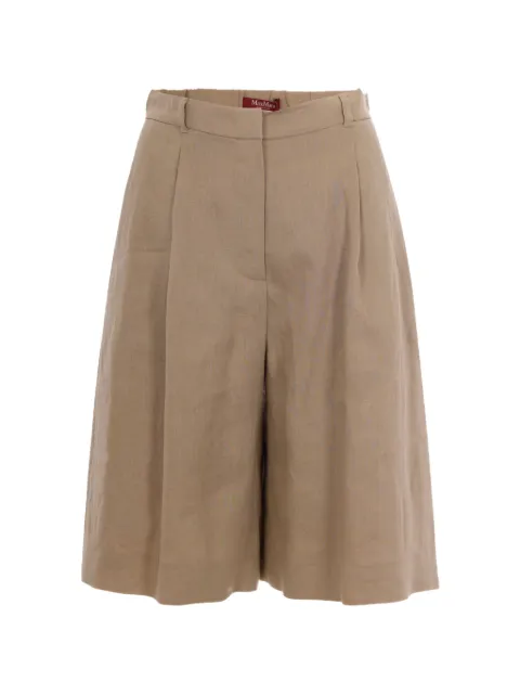 Max Mara Calça wide leg Bermuda