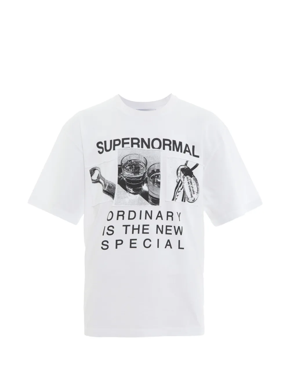 SOLID HOMME Super Normal patch-detail T-shirt | White | Image 1