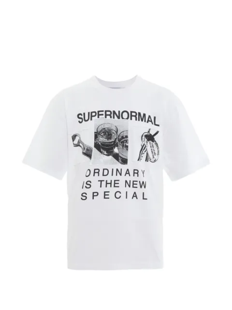SOLID HOMME Super Normal T-shirt med mærkedetalje