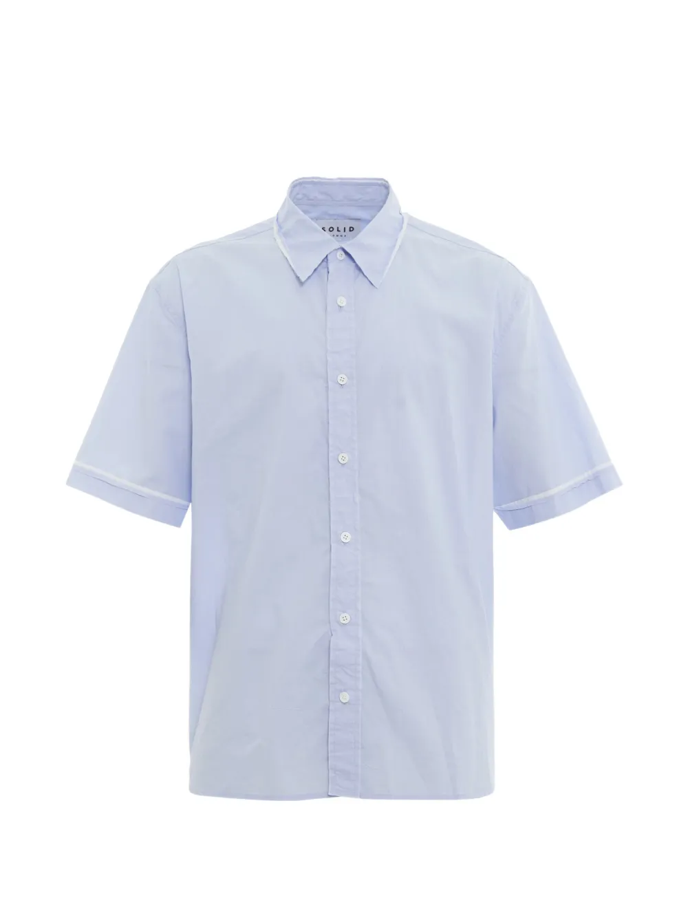 SOLID HOMME Camicia a maniche corte | blu | Image 1